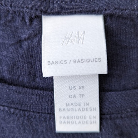 3 T-Shirt Cotton Bundle - Navy, White, Black XS/S - Picture 3 of 7